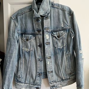 ABLE Merly jean jacket. Never worn. Size large